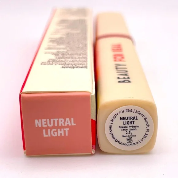 BEAUTY FOR REAL | Lip Revival | Hydration Serum Lipstick | Light Neutral (New!)✨ - Picture 2 of 9